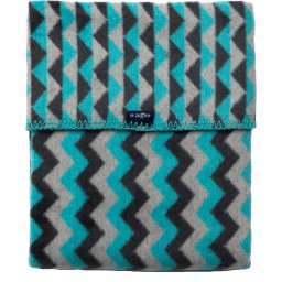 Paturica bebelusi Womar Zaffiro Zigzag 75x100 Turquoise Grey