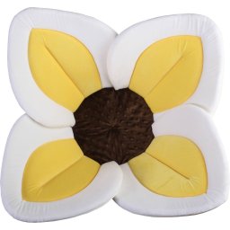 Cadita de plus si Salteluta de joaca BloomingBath Lotus Alb / Galben / Maro