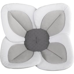 Cadita de plus si Salteluta de joaca BloomingBath Lotus Alb / Gri Deschis / Gri Inchis