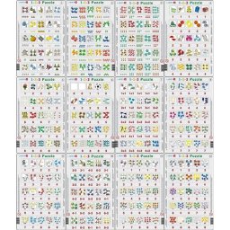Set 12 Puzzle-uri Larsen 1-2-3 25 Piese 4 Ani+