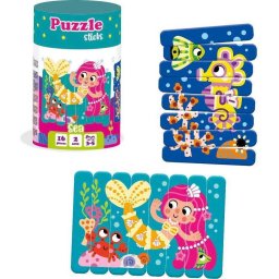 Set puzzle-uri din betisoare Roter Kafer Sirena si Calut de Mare 16 Piese 3 Ani+