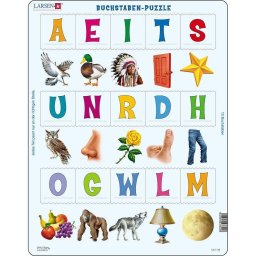 Puzzle Larsen Primele Cuvinte in Limba Germana 15 Piese 3 Ani+