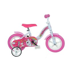 Bicicleta Copii DINO BIKES Unicorn 10 Inch 2+ Ani Roz