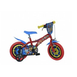 Bicicleta Copii DINO BIKES Paw Patrol 12 inch Rosu-Albastru