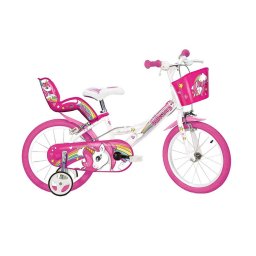Bicicleta Copii DINO BIKES Unicorn 14inch Roz
