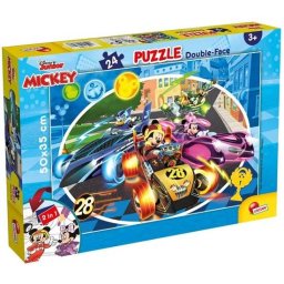 Puzzle de colorat LISCIANI Mickey in Cursa 24 Piese 3 Ani+