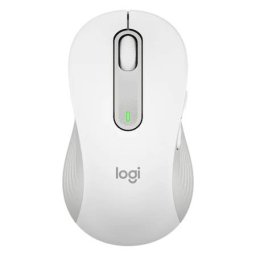 Mouse Logitech M650 L Pentru Stangaci Silent Bluetooth Wireless Bolt USB Receiver Alb