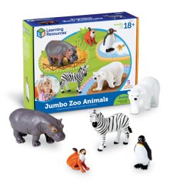 Set 5 Figurine Learning Resources LER0788 Animalute de la Zoo 18 Luni+ Multicolor