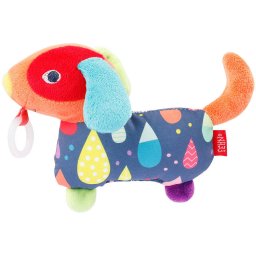 Jucarie cu inel pentru suzeta Fehn Catelus 16cm