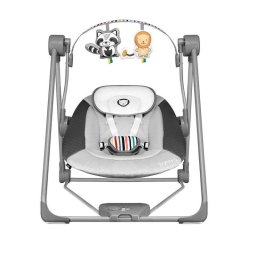 Fotoliu balansoar Lionelo Otto Cozy Grey