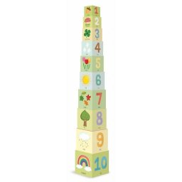 Jucarie Sassi Eco Blocks Natura si numerele