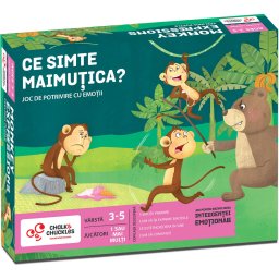 Joc Educativ Chalk and Chuckles Ce simte maimutica?