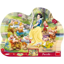 Puzzle Dino Alba ca Zapada 25 Piese 3-6 Ani
