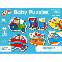Puzzle GALT Transport 2 Piese 18 Luni+