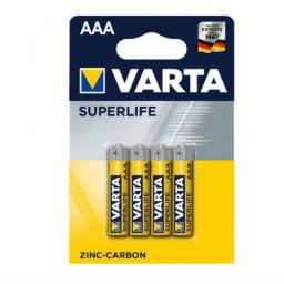 Set 4 baterii Varta Superlife R3 AAA Zinc Carbon
