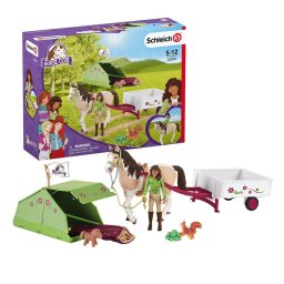 Figurina Schleich Horse Club Sarah's Camping Adventure +3 ani