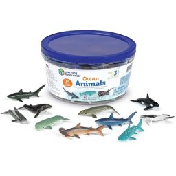 Set Figurine de Sortat Learning Resources LER0799 Animalute din Ocean 50 Piese Varsta 3 Ani+ Multicolor
