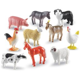 Set Figurine de Sortat Learning Resources LER0810 Animalutele Mele Preferate 60 Piese 3 Ani+ Multicolor
