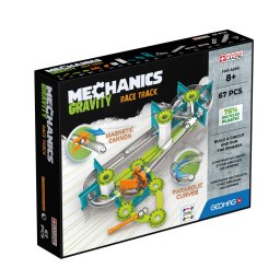 Set de constructie magnetic Geomag Mechanics Gravity Race Track 67 piese 8 Ani+
