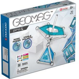 Set de constructie magnetic Geomag Pro-L 50 piese 8 Ani+