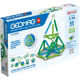 Joc Educativ Geomag Green Line 60 piese