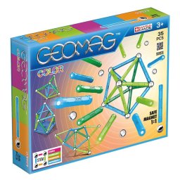 Set de constructie magnetic Geomag Color 35 Piese 3 Ani+
