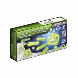 Set de constructie magnetic Geomag Glow 22 Piese 3 Ani+