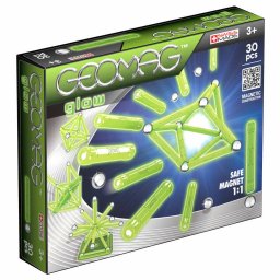 Set de constructie magnetic Geomag Glow 30 Piese 3 Ani+