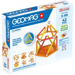 Set de constructie Geomag Green Line 42 piese 3 Ani+