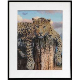 Set creativ cu diamante rotunde Grafix Diamond Painting 40x50cm Leopard