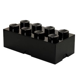 LEGO Cutie depozitare 2x4 negru Varsta 4 + ani