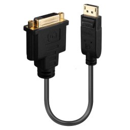 Adaptor Lindy DisplayPort - DVI-D 0.15m Black