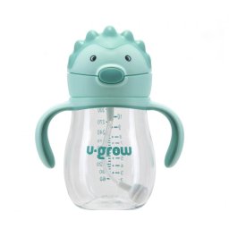 Cana cu pai si manere U-GROW 330ml Multicolor
