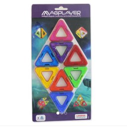 Joc de constructie magnetic MAGPLAYER 8 Piese 3 Ani+