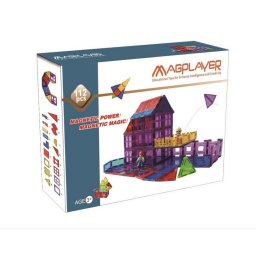 Set de constructie magnetic MAGPLAYER 112 Piese 3 Ani+