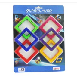 Joc de constructie magnetic MAGPLAYER 6 Piese 3 Ani+