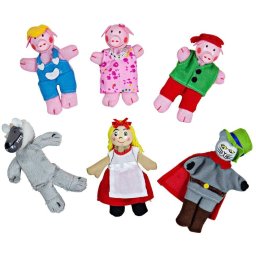 Set papusi degetar BigJigs Toys Povestile copilariei