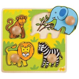 Primul Meu Puzzle BigJigs Toys Safari 1 An+