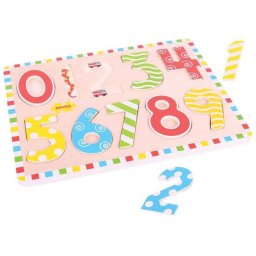 Puzzle mare BigJigs Toys 123 3-6 Ani