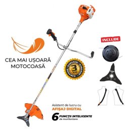 Motocoasa Ruris RR241Bravo Latime Taiere 255MM 1CP Portocaliu