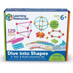 Set de Constructie Learning Resources Forme 3D 129 Piese 6 Ani+