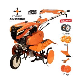 Motosapa Ruris 7500ACC4 + Roti cauciuc + Plug + Adaptor + Roti Metalice + Set Contragreutati 10kg