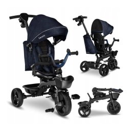 Tricicleta copii Lionelo Kori Blue Navy