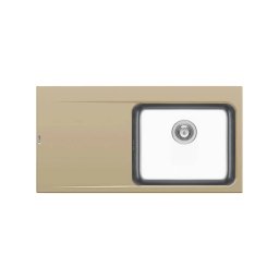 Chiuveta bucatarie Pyramis Pyrros 100x52 1B 1D DR Ivory