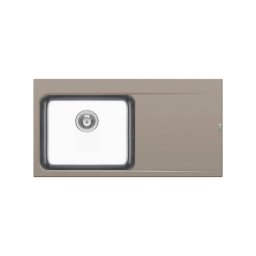 Chiuveta bucatarie Pyramis Pyrros 100x52 1B 1D ST Sand Beige