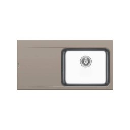 Chiuveta bucatarie Pyramis Pyrros 100x52 1B 1D DR Sand Beige