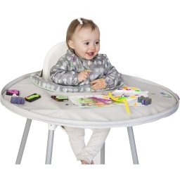 Kit hranire Baveta + Tava TIDY TOT Fructe Vesele