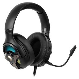 Casti Gaming Kruger&Matz Warrior GH-100 Pro cu Microfon Iluminare LED Negru