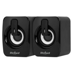 Boxe Computer Rebel 2.0 CS-15 2x 3W 4ohm Negru