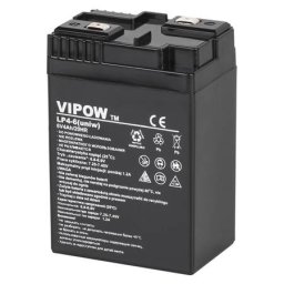 ACUMULATOR GEL PLUMB 6V Vipow 4AH